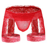 Mens Lace Erotic Leg-Hugging Boxer Briefs