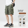 Summer Straight-leg Relaxed High-street Five-pocket Capri Pants